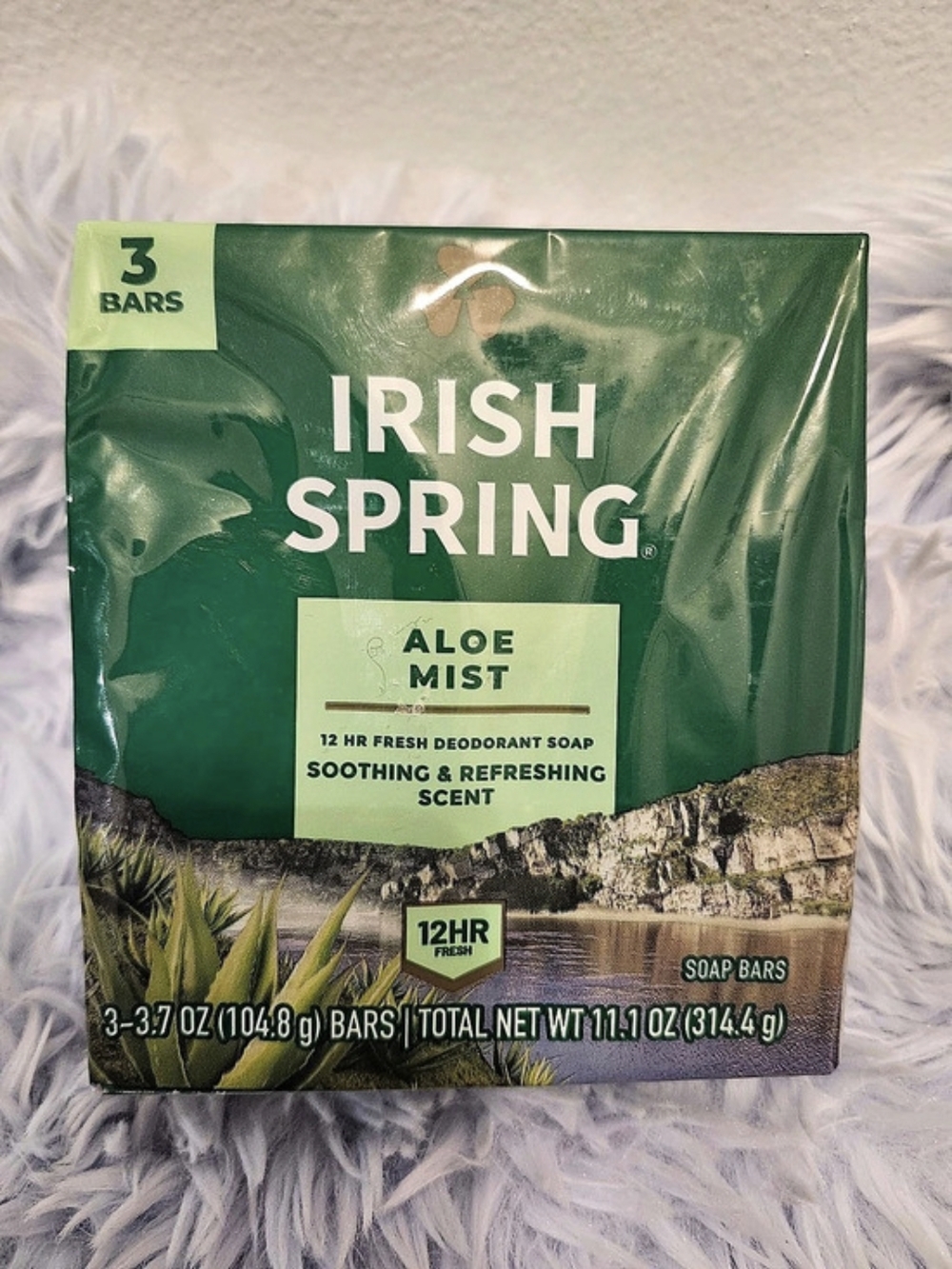 Irish Spring Aloe Mist 3-Bar Deodorant Soap Pack